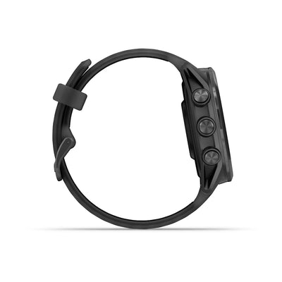 Garmin Forerunner 570 - 42mm - Premium hardloophorloge - Slate grey aluminium met transparante zwarte/zwarte band