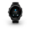 Garmin Forerunner 570 - 42mm - Premium hardloophorloge - Slate grey aluminium met transparante zwarte/zwarte band
