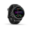 Garmin Forerunner 570 - 42mm - Premium hardloophorloge - Slate grey aluminium met transparante zwarte/zwarte band