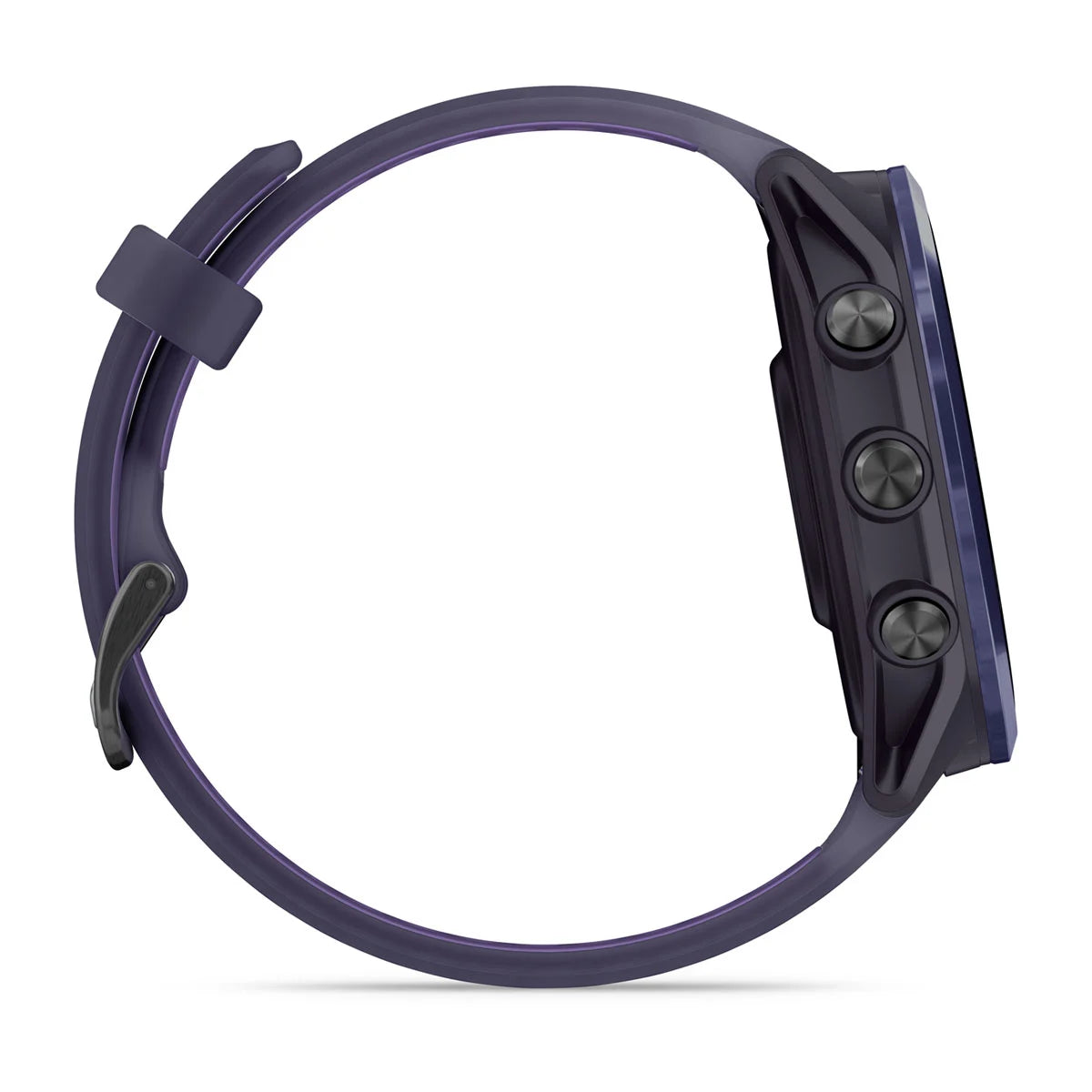 Garmin Forerunner 570 - 47mm - Premium hardloophorloge - Indigo aluminium met transparante imperial purple/indigo band