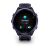 Garmin Forerunner 570 - 47mm - Premium hardloophorloge - Indigo aluminium met transparante imperial purple/indigo band
