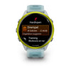 Garmin Forerunner 570 - 47mm - Premium hardloophorloge - Amp yellow aluminium met transparante whitestone/turquoise band
