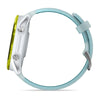 Garmin Forerunner 570 - 47mm - Premium hardloophorloge - Amp yellow aluminium met transparante whitestone/turquoise band