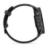 Garmin Forerunner 570 - 47mm - Premium hardloophorloge - Slate grey aluminium met transparante zwarte/zwarte band