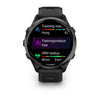 Garmin Forerunner 970 - 47mm - Premium hardloophorloge - Carbon grey dlc titanium met zwarte behuizing en zwarte/transparante whitestone band