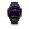 Garmin Forerunner 970 - 47mm - Premium hardloophorloge - Carbon grey dlc titanium met zwarte behuizing en zwarte/transparante whitestone band