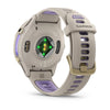 Garmin Forerunner 970 - 47mm - Premium hardloophorloge - Soft gold titanium met french grey behuizing en french grey/transparante indigo band