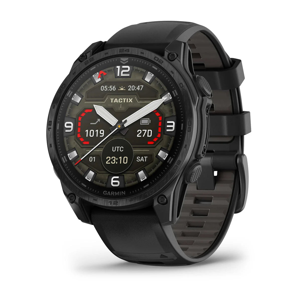 Garmin Tactix 8 AMOLED Noir - 47 mm et 51 mm - Montre tactique outdoor et multisports