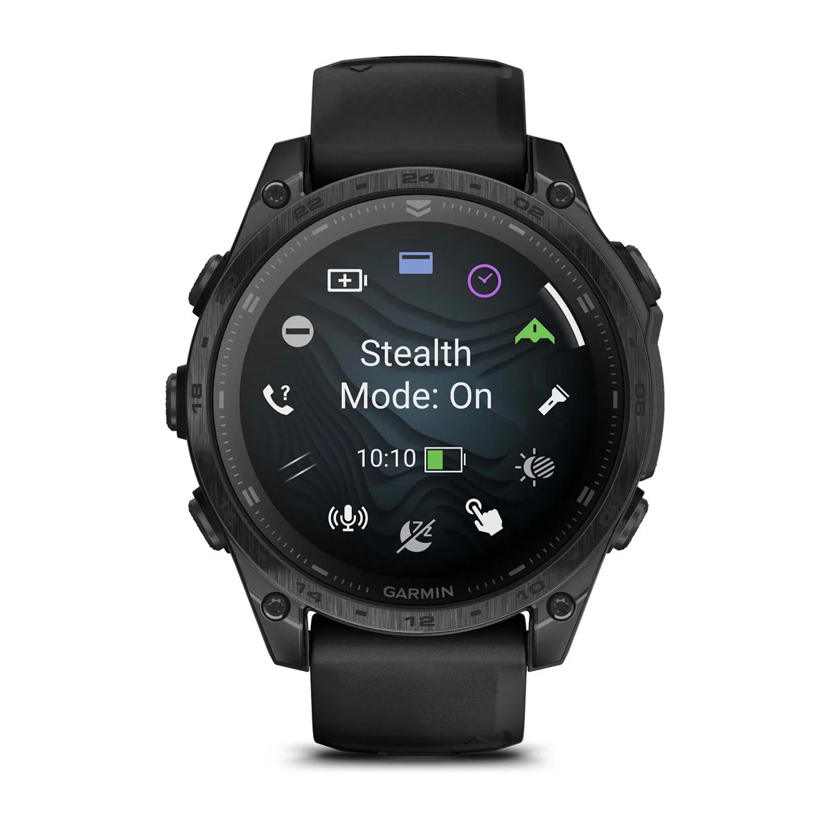 Garmin Tactix 8 AMOLED Noir - 47 mm et 51 mm - Montre tactique outdoor et multisports