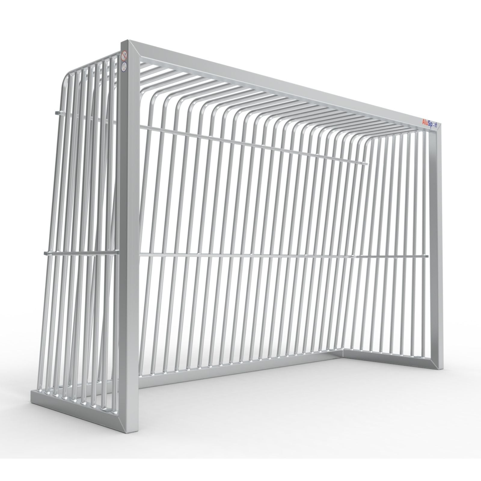 Groot anti-vandalisme aluminium voetbaldoel - Alusport AA300 - 3 x 2 m