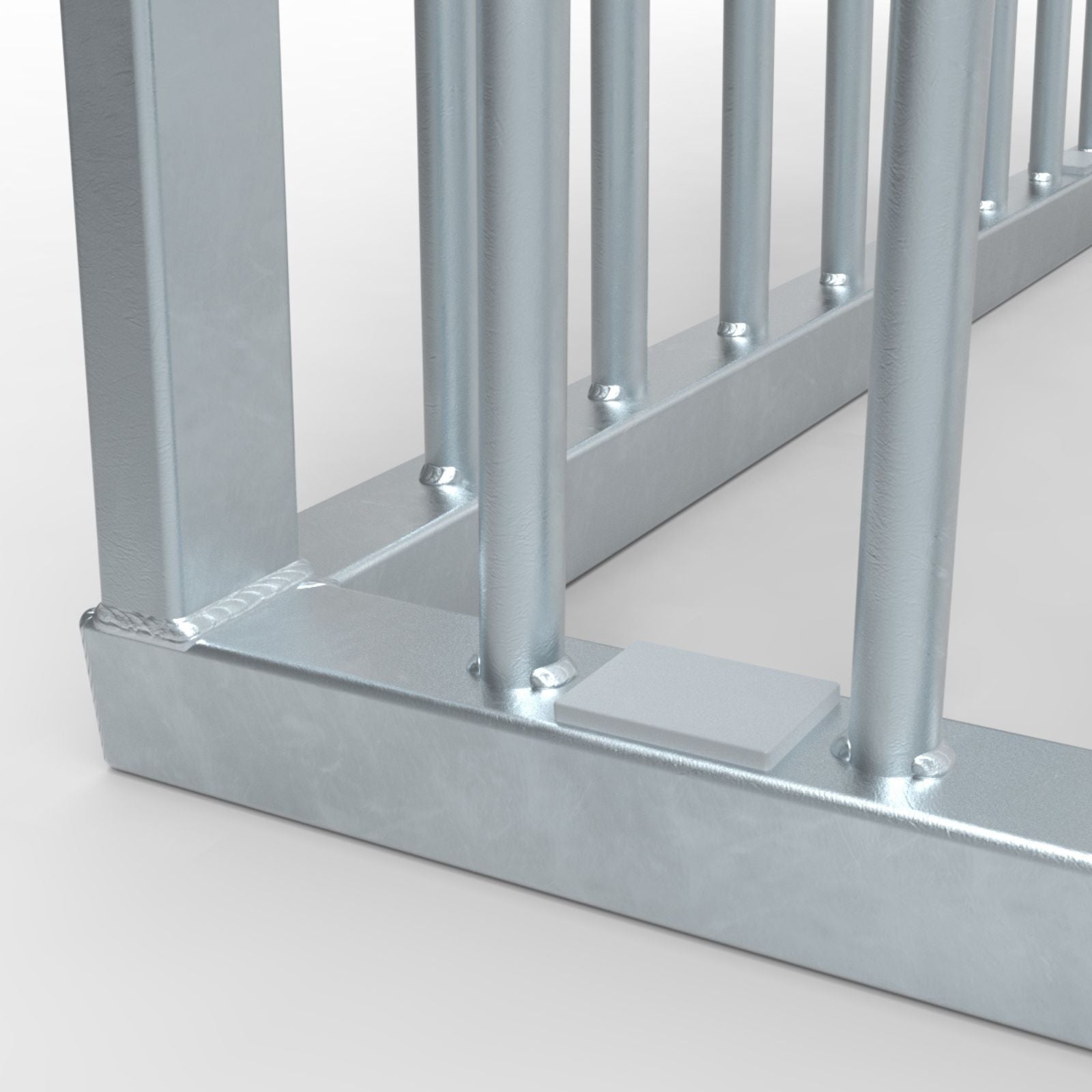 Groot anti-vandalisme stalen voetbaldoel - Alusport AS300 - 3 x 2 m