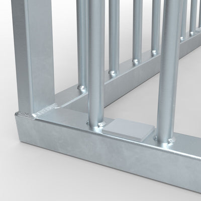 Groot anti-vandalisme stalen voetbaldoel - Alusport AS300 - 3 x 2 m