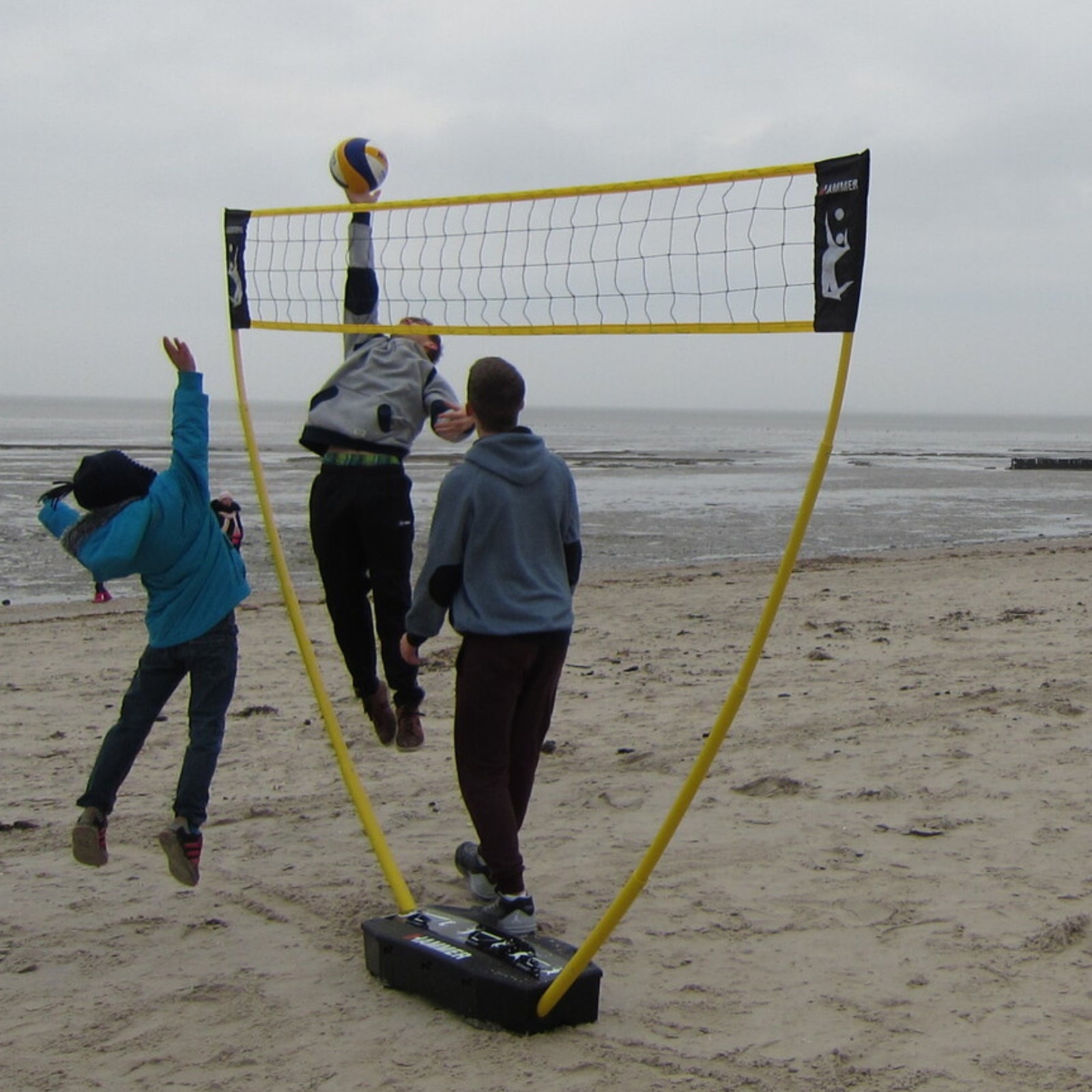 Filet de volley-ball/badminton/tennis multifonctionnel - Hammer 3in1 Set