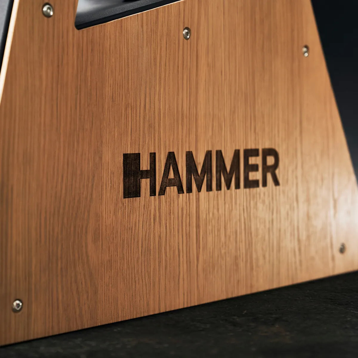 Hammer Exclusive Dumbbel Rack Set - Houten dumbbells met opslagrek - Eikenhout