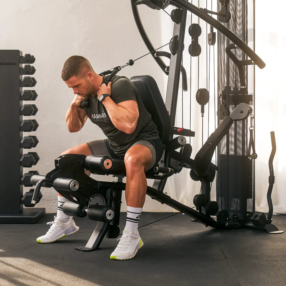 Multistation / salle de gym à domicile - Hammer Maximum Autark 5.0 Multi-Gym