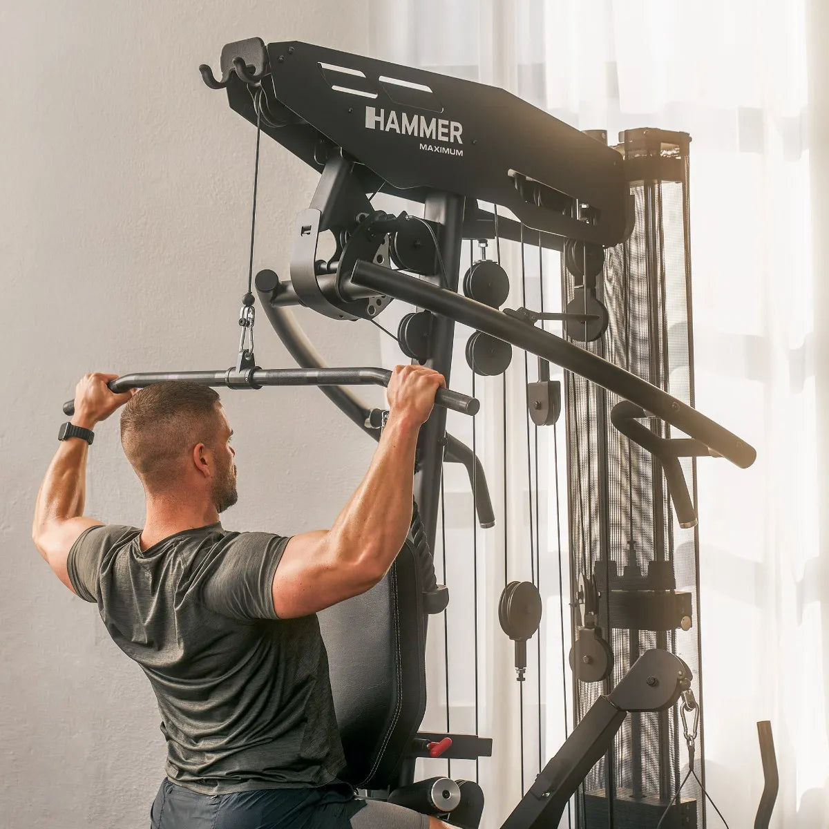 Multistation / salle de gym à domicile - Hammer Maximum Autark 5.0 Multi-Gym