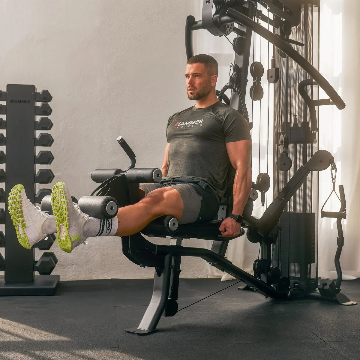 Multistation / salle de gym à domicile - Hammer Maximum Autark 5.0 Multi-Gym