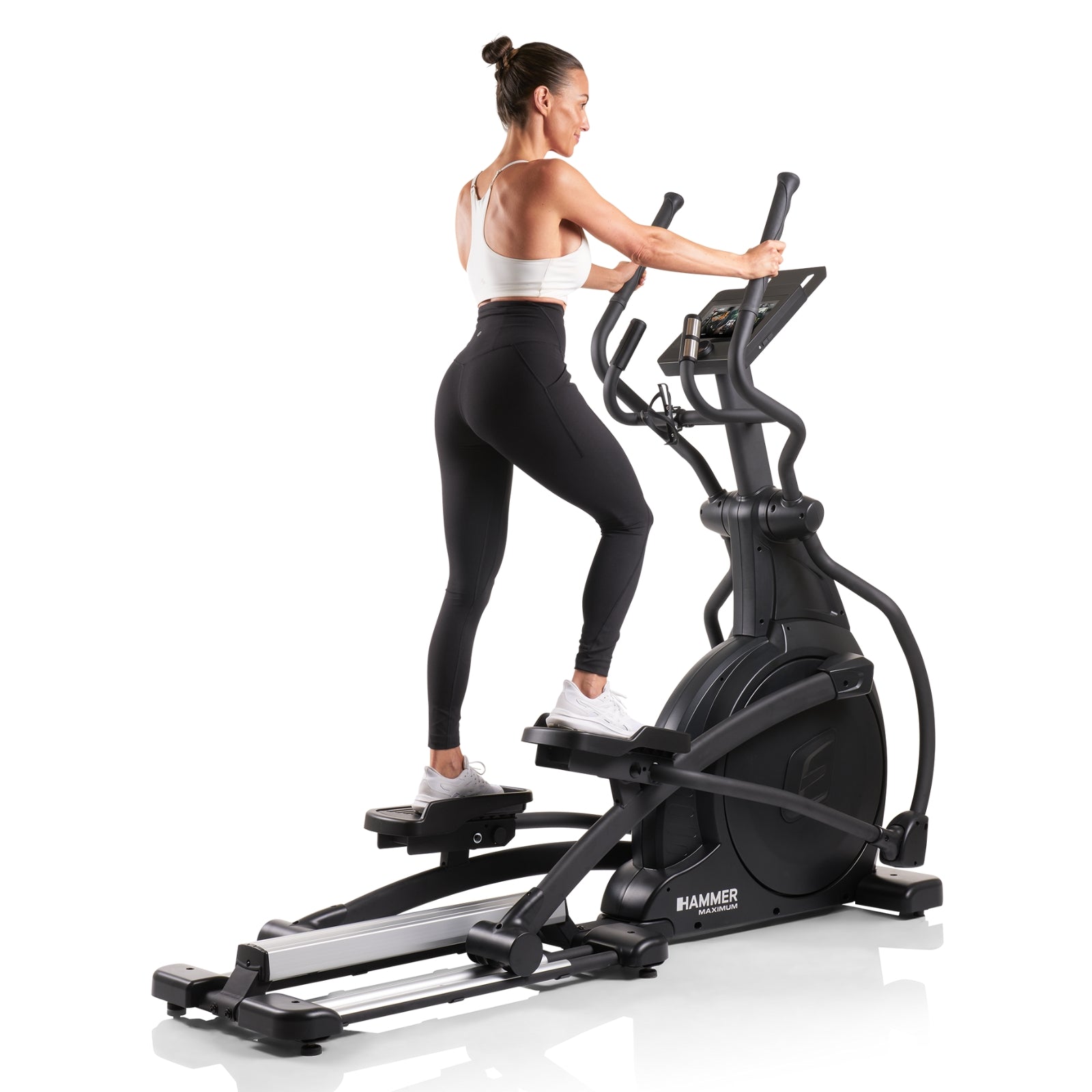 Hammer Maximum EL8000 professionele crosstrainer met 10.1" touchscreen display