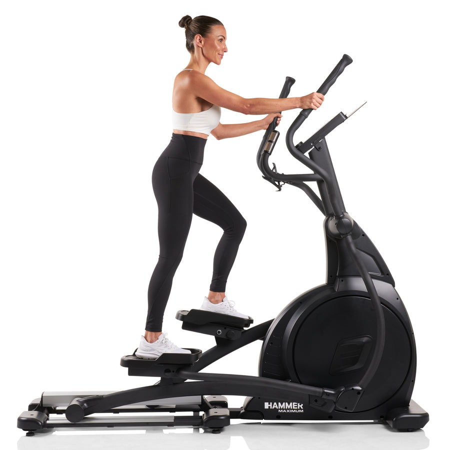 Hammer Maximum EL8000 professionele crosstrainer met 10.1" touchscreen display