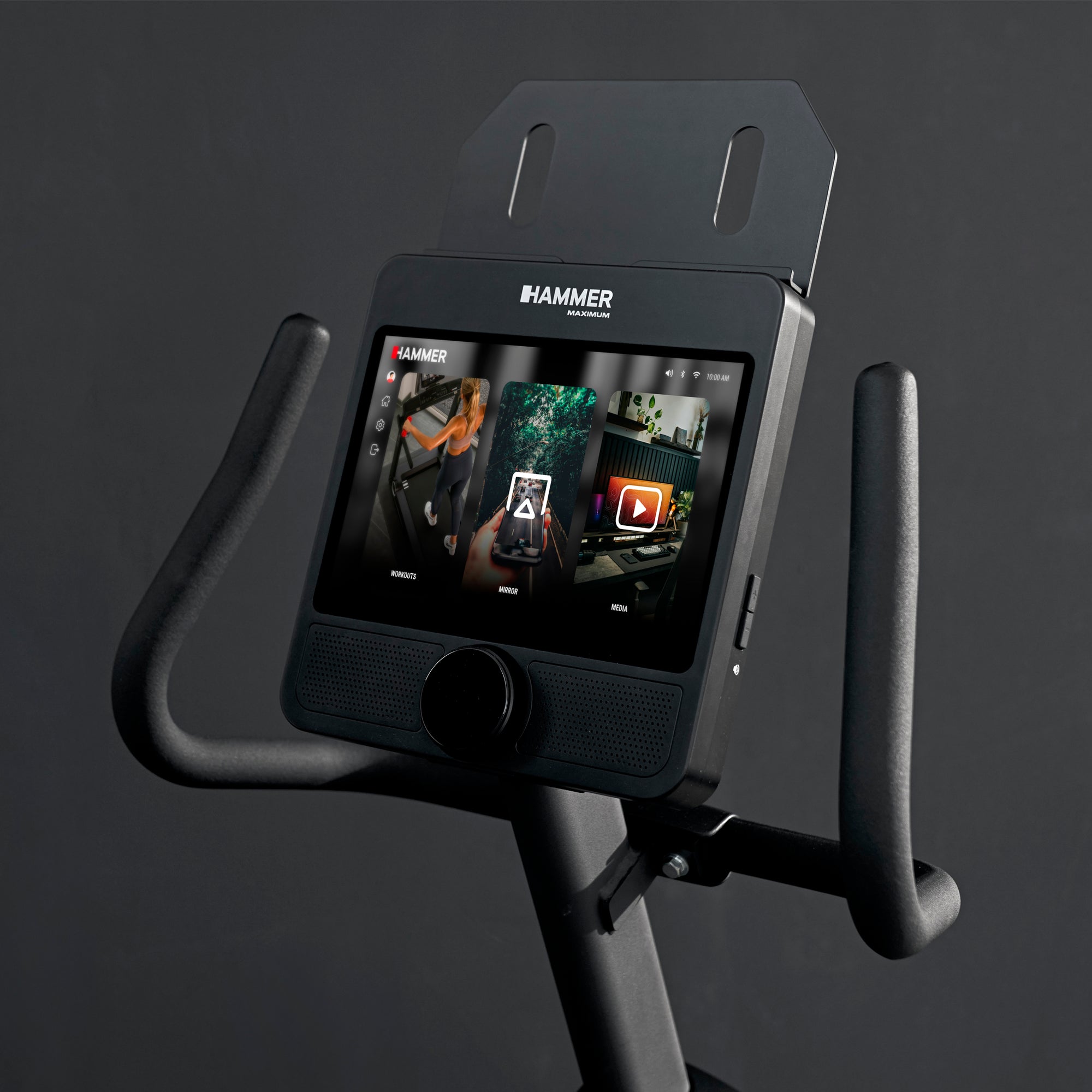 Hammer Maximum RB8000 professionele ligfiets hometrainer met 10.1" touchscreen display