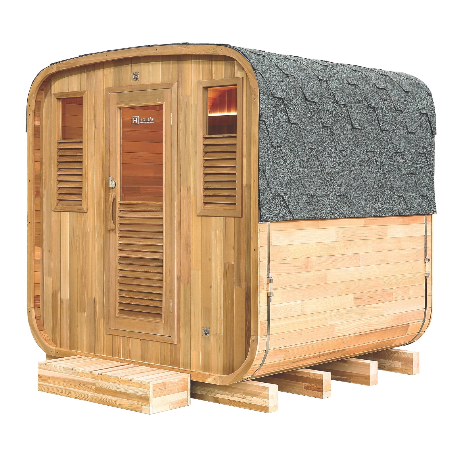 Sauna extérieur pour 6 personnes - Holl's Gaia Nova