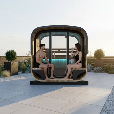 Buitensauna voor 5/6 personen - Holl's Hestia 210 Lounge