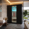 Zwarte Hybride Combi Sauna (infrarood & stoom) voor 3 personen - Holl's Hybrid Symbioz 160