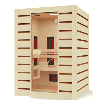 Hybride Combi Sauna (infrarood & stoom) voor 2 personen - Holl's Hybrid Combi Sauna