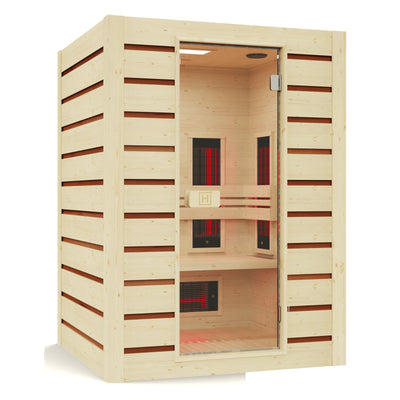 Hybride Combi Sauna (infrarood & stoom) voor 2 personen - Holl's Hybrid Combi Sauna