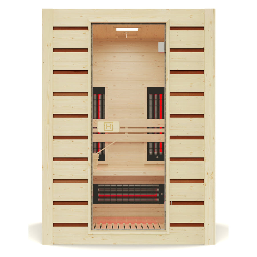 Hybride Combi Sauna (infrarood & stoom) voor 2 personen - Holl's Hybrid Combi Sauna