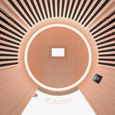 Infraroodsauna voor 1 persoon - Holl's Moon - Natuurlijk hout