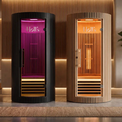 Infraroodsauna voor 1 persoon - Holl's Moon - Zwart