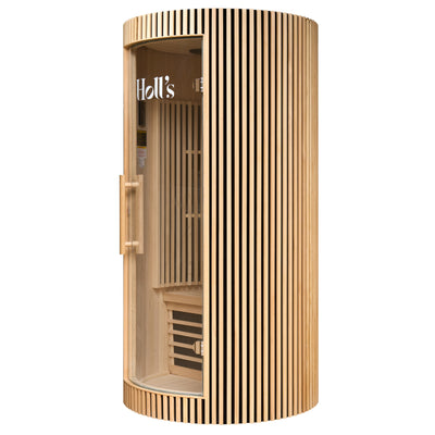 Infraroodsauna voor 1 persoon - Holl's Moon - Natuurlijk hout