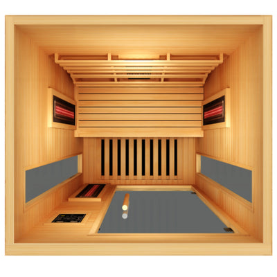 Sauna infrarouge pour 2 personnes - France Sauna Apollon Quartz 2 places