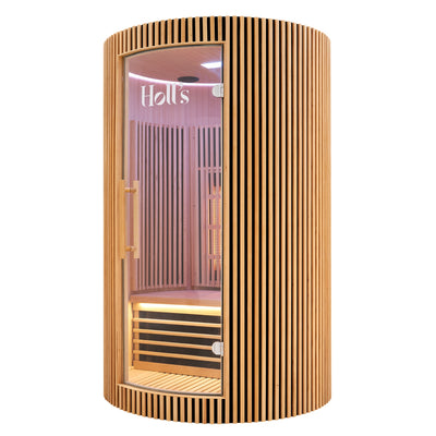 Infraroodsauna voor 2 personen - Holl's Moon - Zwart