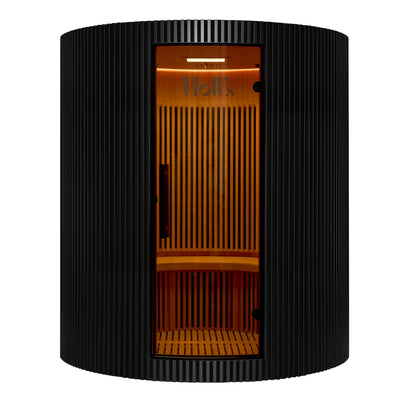 Infraroodsauna voor 4 personen - Holl's Moon - Zwart