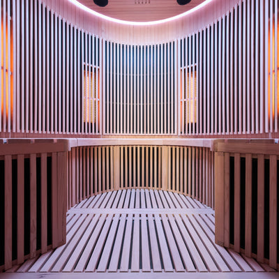 Infraroodsauna voor 4 personen - Holl's Moon - Zwart