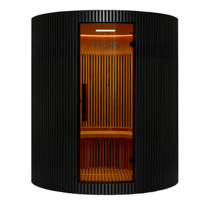 Infraroodsauna voor 4 personen - Holl's Moon - Zwart