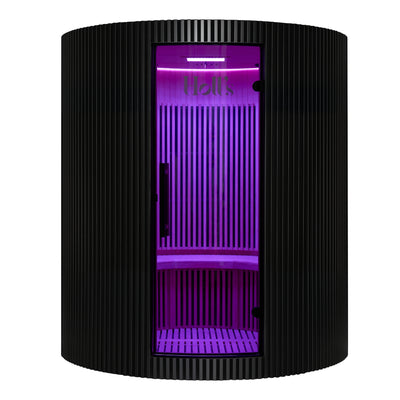 Infraroodsauna voor 4 personen - Holl's Moon - Zwart
