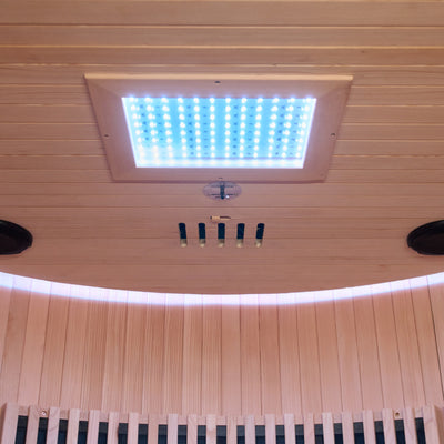Infraroodsauna voor 4 personen - Holl's Moon - Zwart