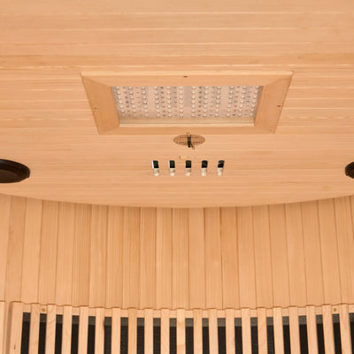 Infraroodsauna voor 4 personen - Holl's Moon - Zwart