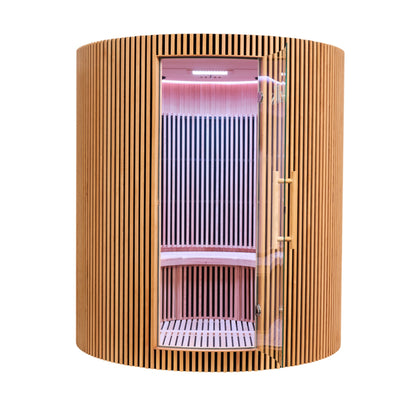 Infraroodsauna voor 4 personen - Holl's Moon - Zwart