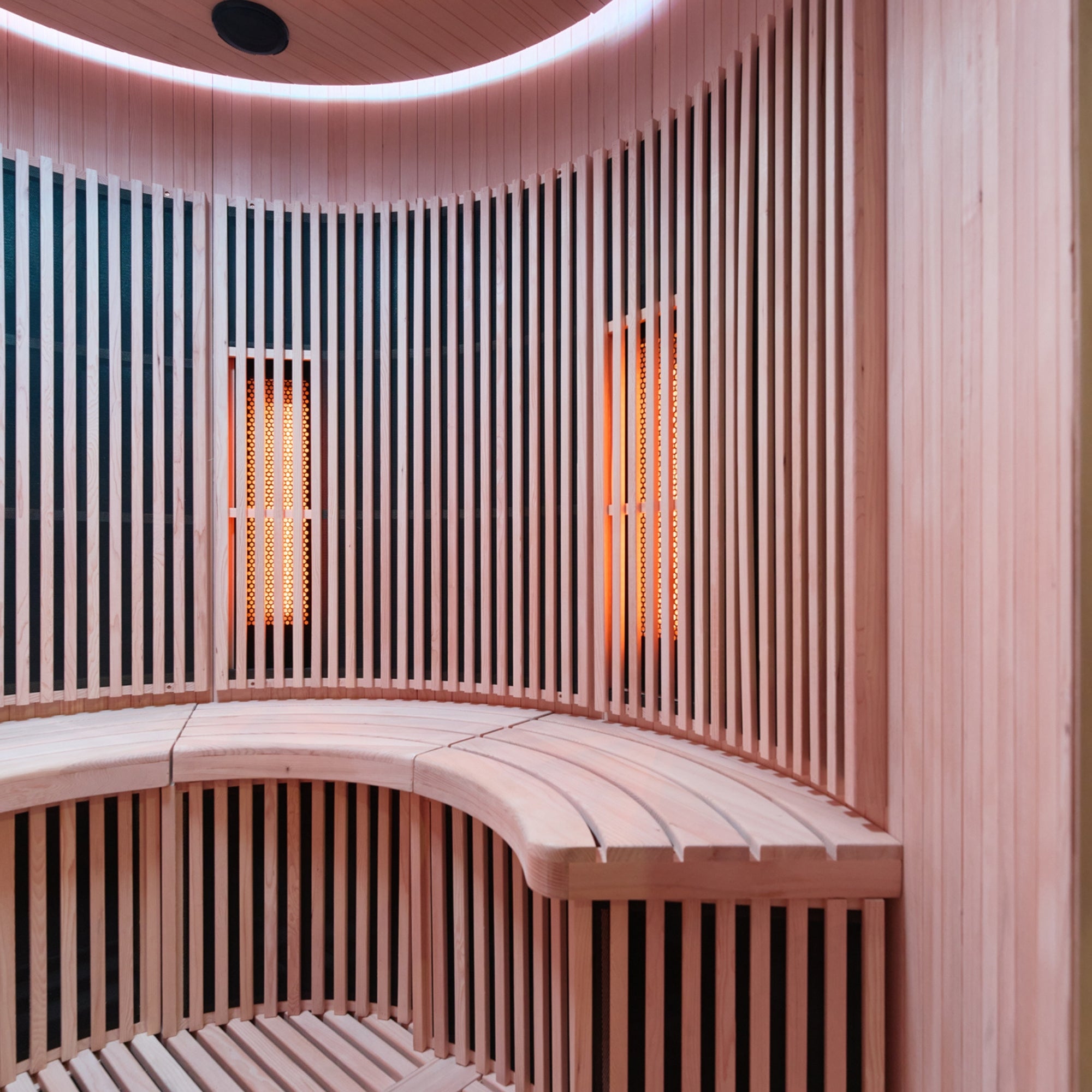 Infraroodsauna voor 4 personen - Holl's Moon - Natuurlijk hout