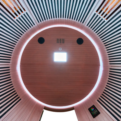 Infraroodsauna voor 4 personen - Holl's Moon - Natuurlijk hout