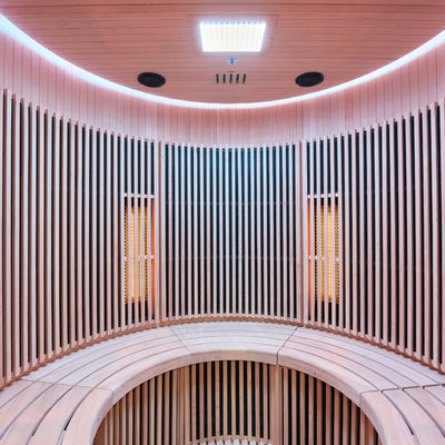 Infraroodsauna voor 4 personen - Holl's Moon - Zwart
