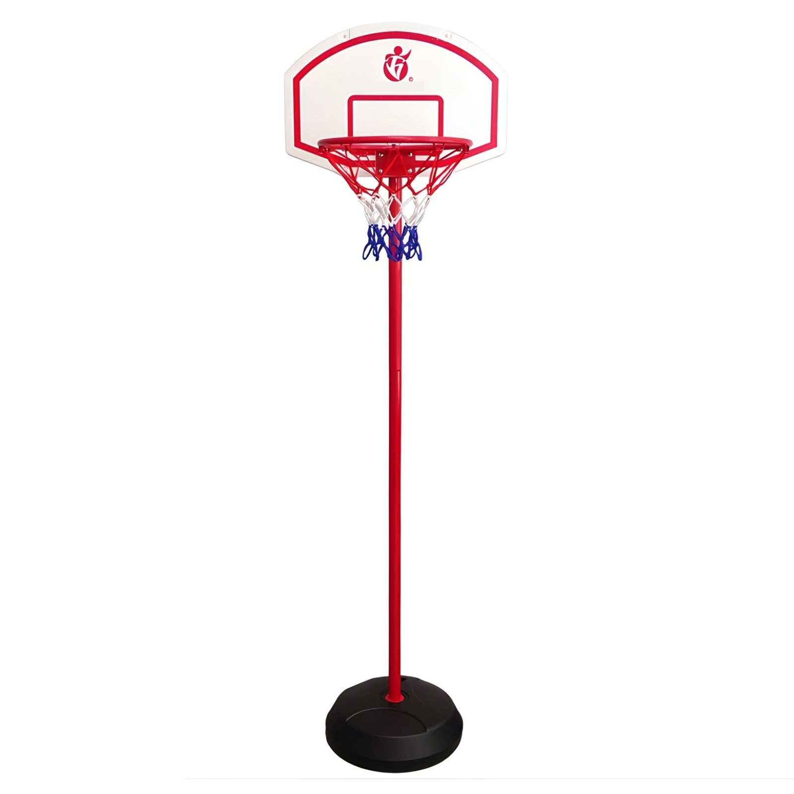 Kinderbasketbalset Young Pro (verplaatsbaar) - In hoogte verstelbaar 100 / 210 cm - Basketbalpaal / net / bal / pomp