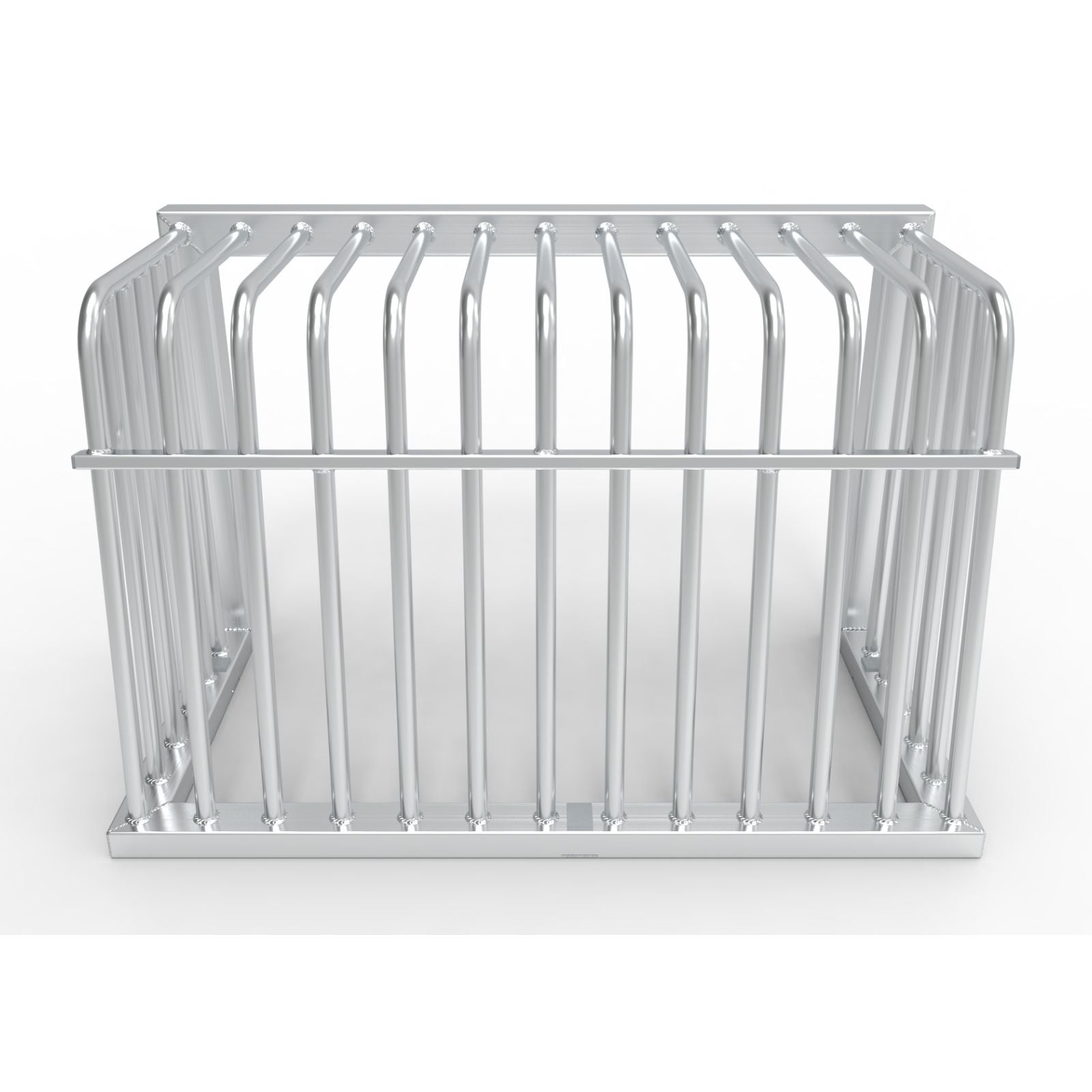 Klein anti-vandalisme aluminium voetbaldoel - Alusport AA120 - 1.2 x 0.8 m