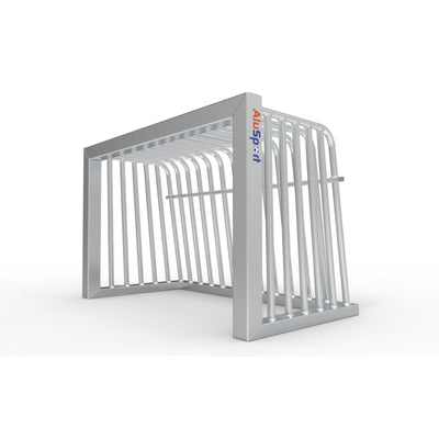 Klein anti-vandalisme aluminium voetbaldoel - Alusport AA120 - 1.2 x 0.8 m