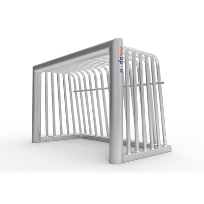 Klein anti-vandalisme aluminium voetbaldoel - Alusport AA120 - 1.2 x 0.8 m