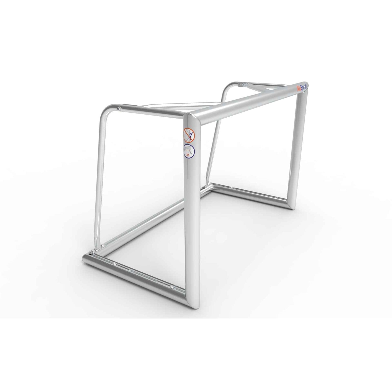 Klein demontabel aluminium voetbaldoel - Alusport TR1262D - 1,20 x 0,80 m